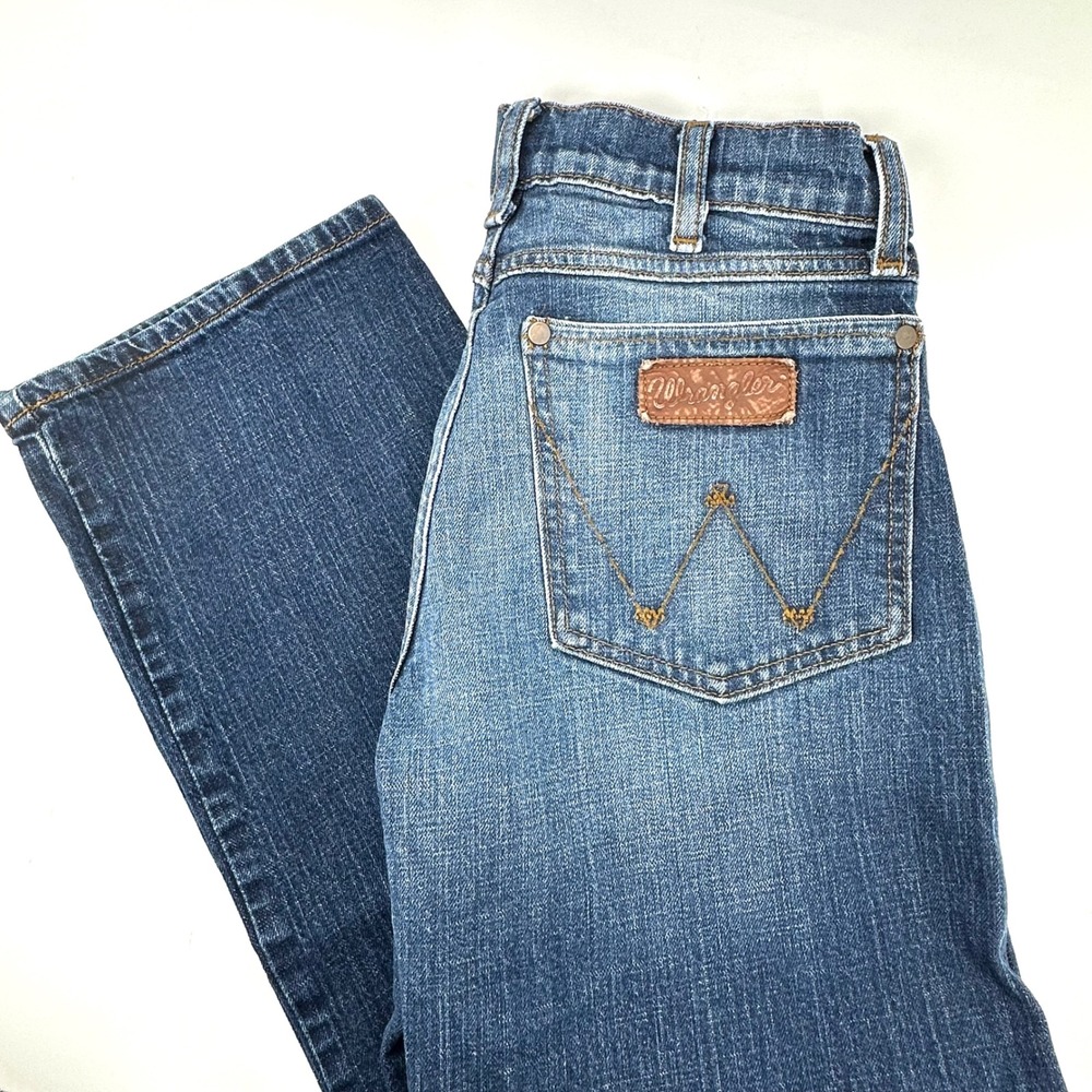 Wrangler Retro Relaxed Bootcut Jeans Mens 29x36 Blue Medium Wash Denim